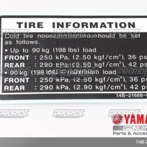 תוית צמיג R6 10-16