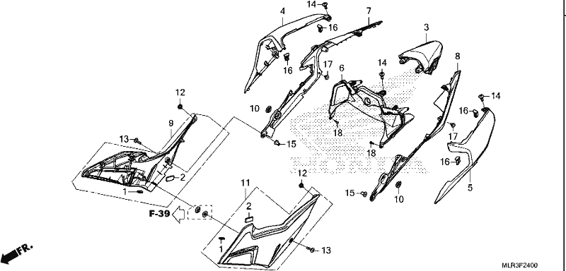 פלסטיקת צד/פלסטיקה אחורית