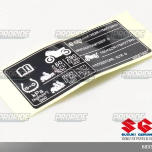 תו מידע על צמיגים GSX-S750 17-20