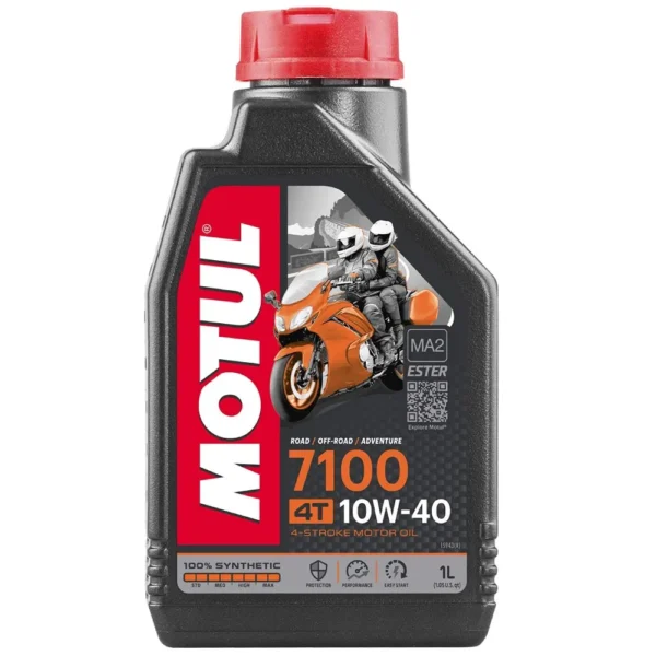 שמן מנוע 4 פעימות 10W40 מוטול 1 ליטר - MOTUL 7100